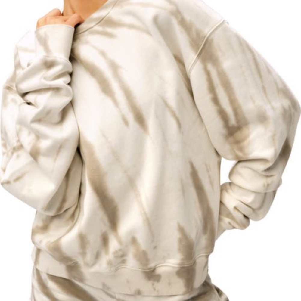 Good American sweatshirt NWT summer sand tie dye 2
